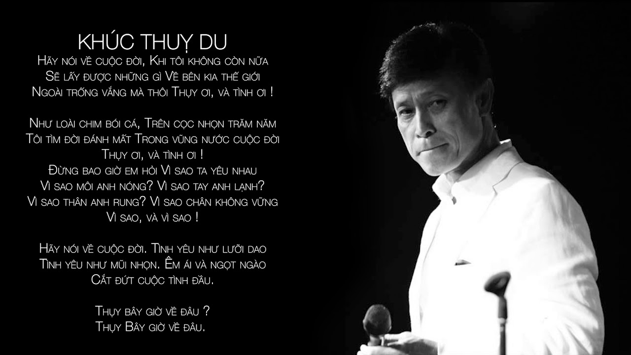 Lời Bài Hát Khúc Thụy Du – Bản Nhạc Trữ Tình Kinh Điển