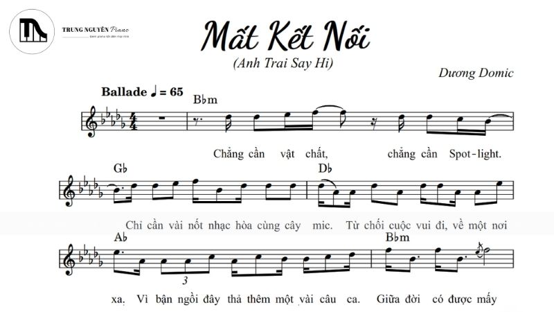 Lời bài hát Mất Kết Nối
