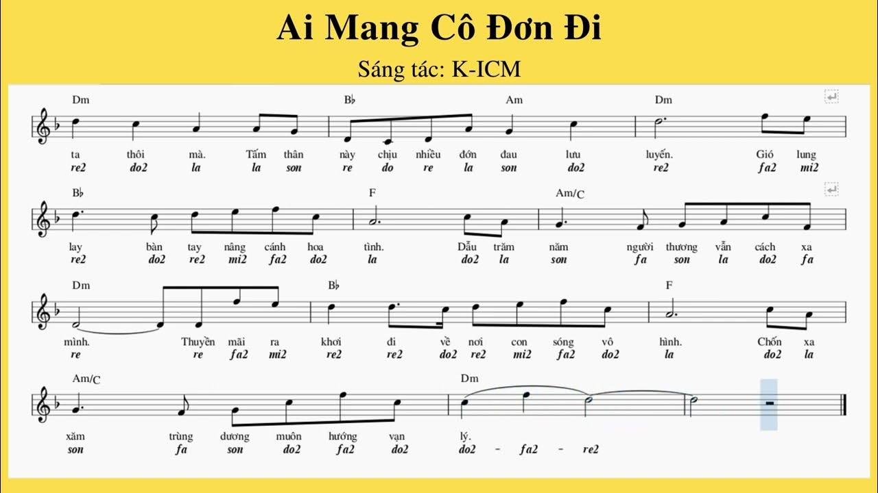 Lời bài hát Ai Mang Cô Đơn Đi