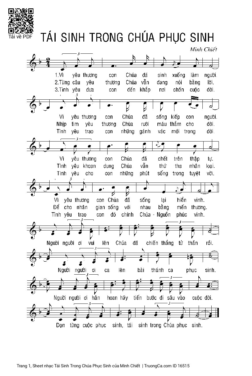 Các hợp âm Guitar được sử dụng trong bài
