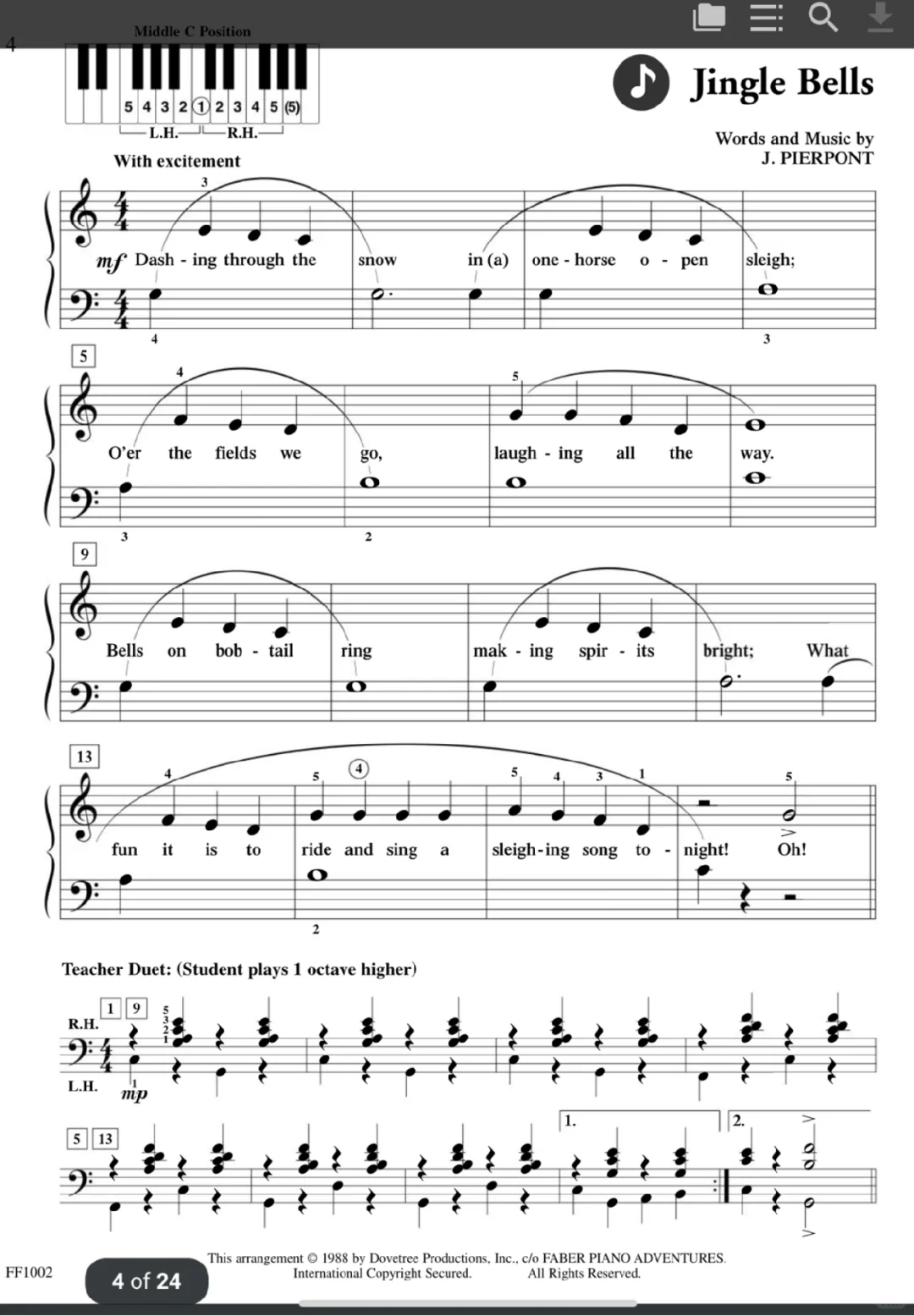 Lời bài hát Jingle Bells