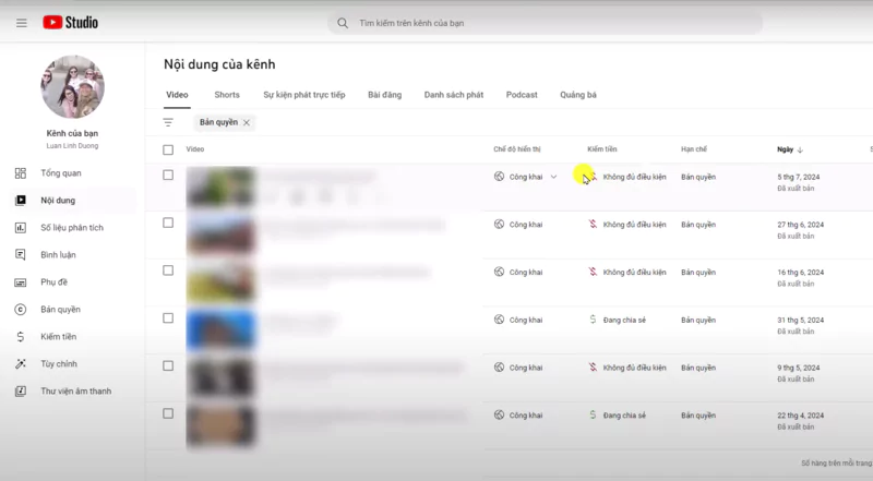 Thế nào là vi phạm bản quyền trên Youtube